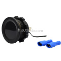 12v Car Boat Motorcycle LED Dual Round Digital